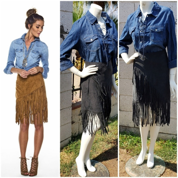 Outlaws 100%‎ Silk Skirt - Picture 1 of 5